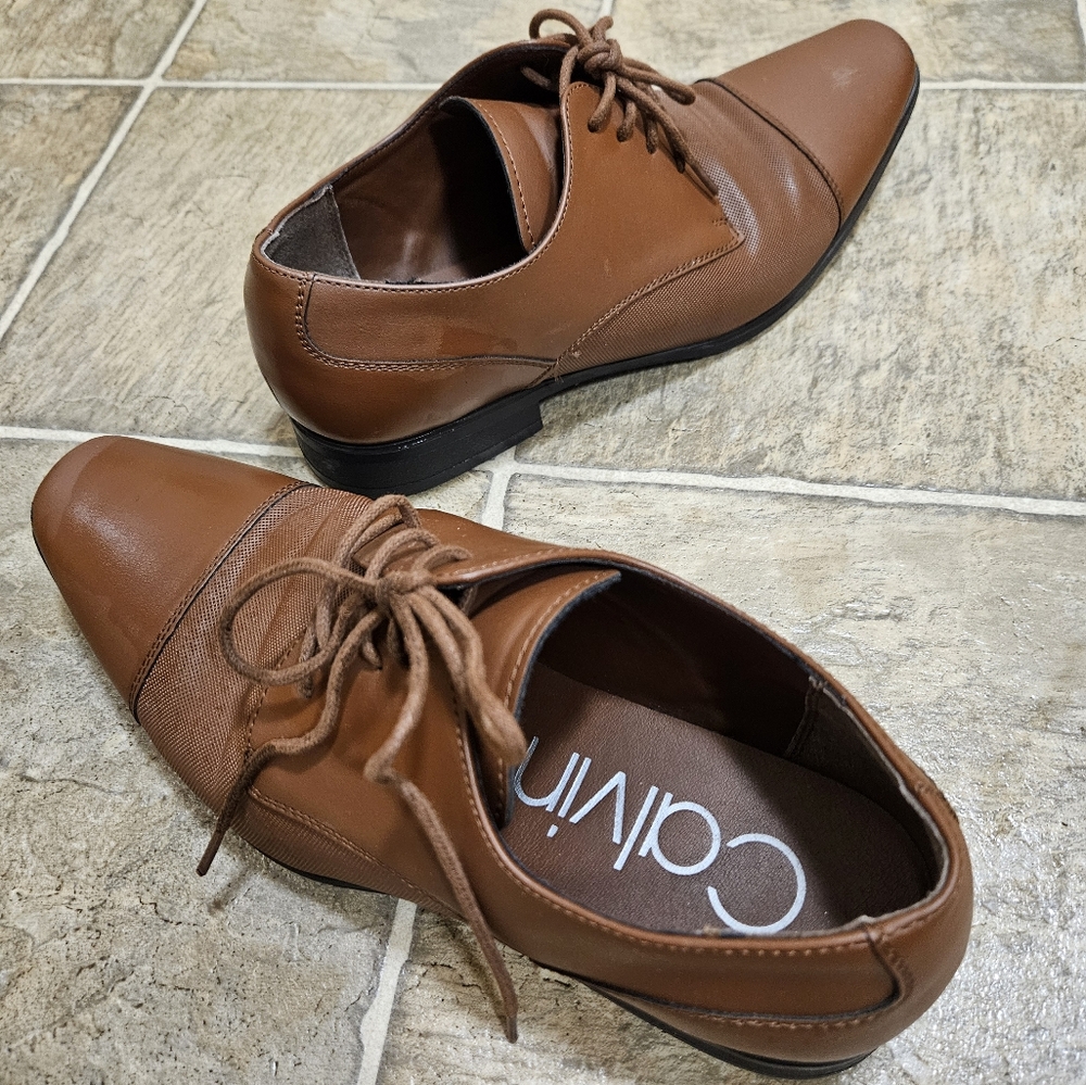 Calvin Klein Men's Brown Dress Shoes